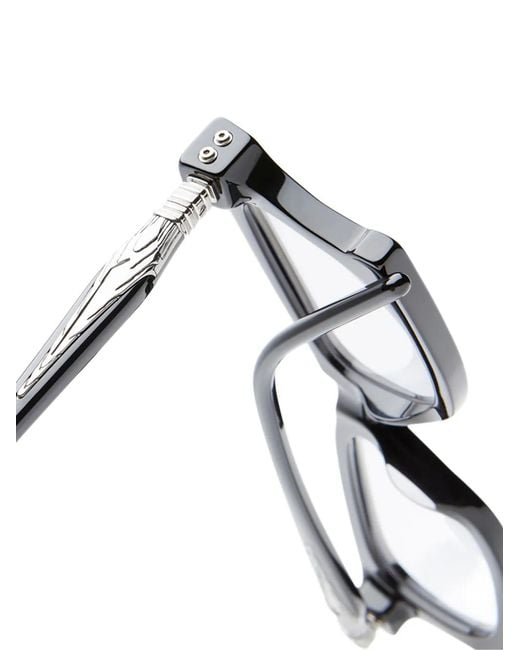 Kuboraum Black Square-Frame Glasses