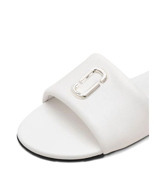 Marc Jacobs White The Snapshot Slides