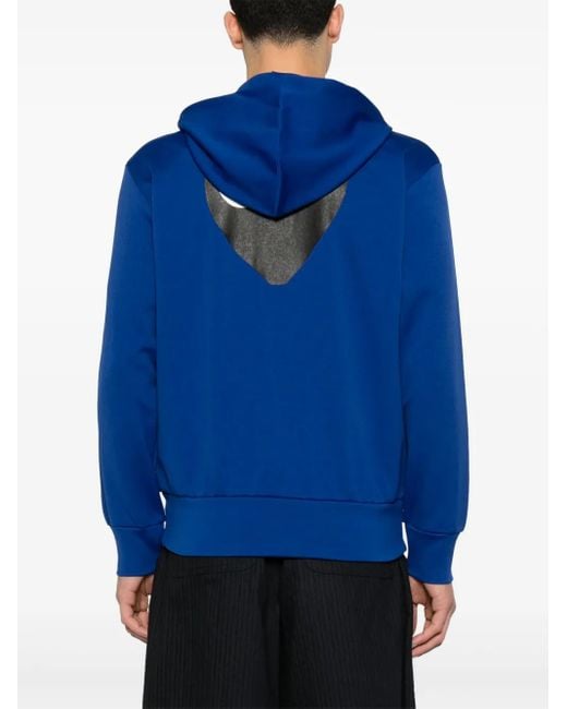 COMME DES GARÇONS PLAY ハートエンブレム パーカー Blue