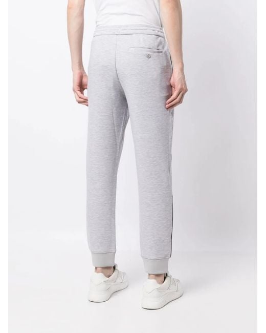 ARMANI EXCHANGE White Logo-Print Track Pants for men