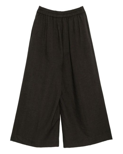 Bambah Black Pleated Pants
