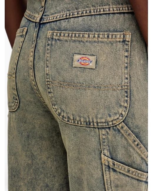 Dickies Green Patch-Pocket Jeans