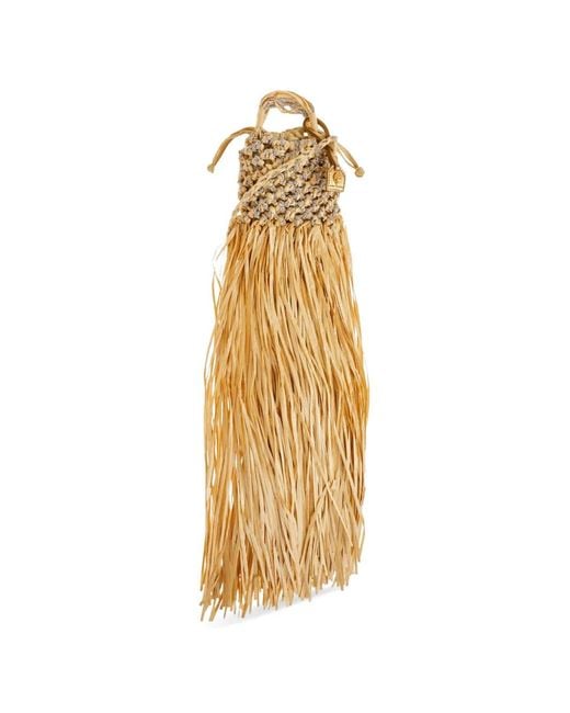 Kurt Geiger Metallic Mini Macrame Crystal Bag