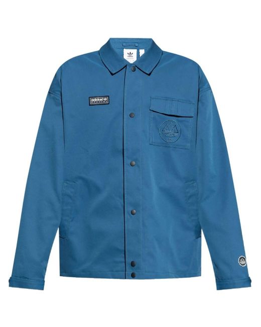 Adidas Blue Wingrove Shirt Jacket for men