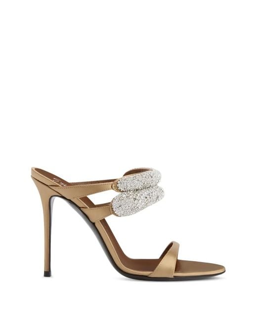 Giuseppe Zanotti White Elise Soiree Sandals