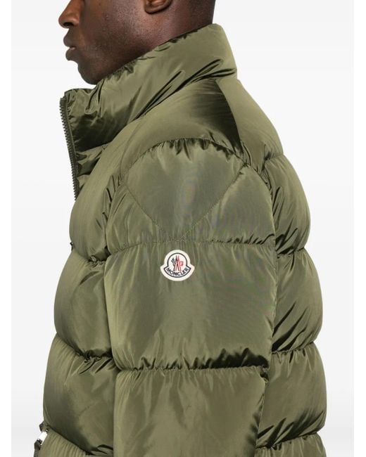 Moncler Green Tuileries Quilted Padded Coat for men