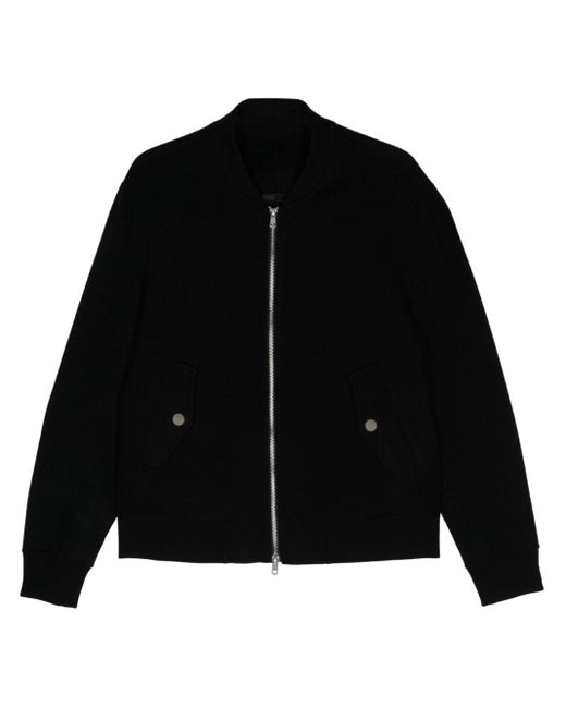 Low Brand Wool Bomber Jacket in Black for Men Lyst UK