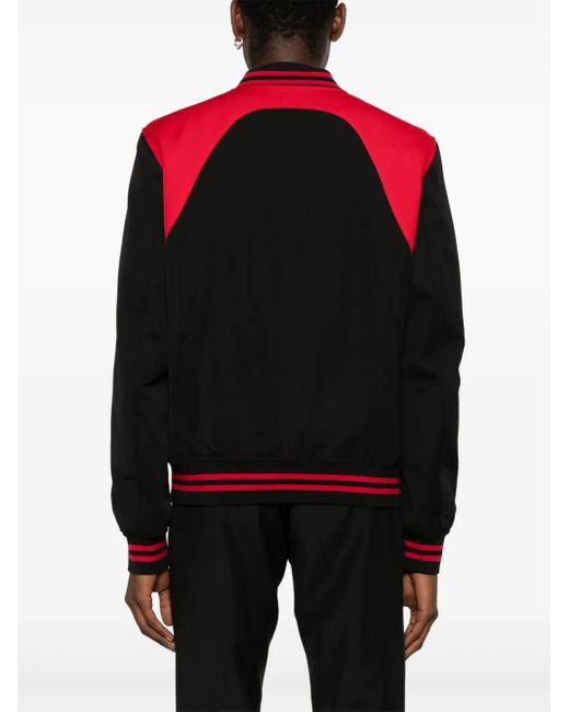 McQueen Black Wool 'Bomber' Jacket By for men