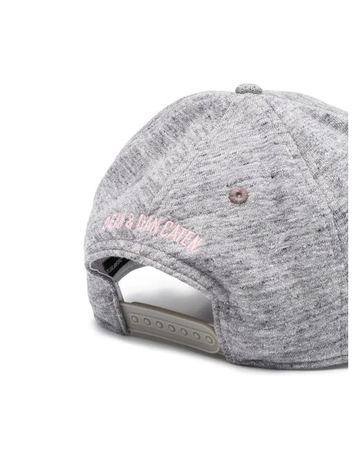 DSquared² Gray Logo Cap for men