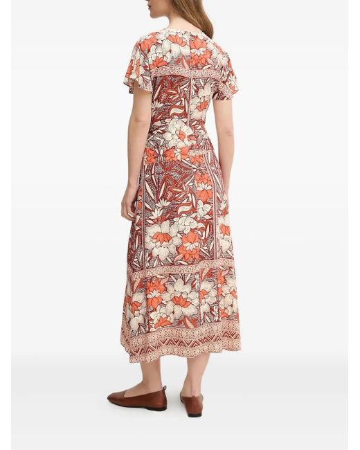 INTROPIA White Floral-Print Maxi Dress