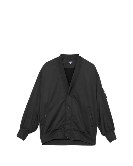 Comme des Garçons Black V-Neck Jacket for men