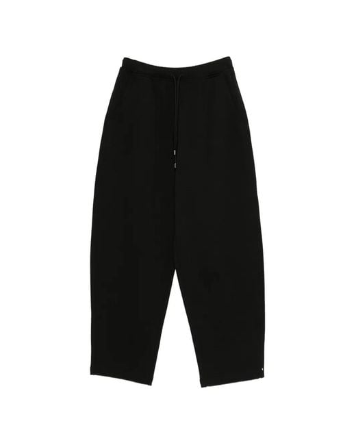 Sportmax Black Pantalon De Jogging À Taille Élastiquée Spdnespola