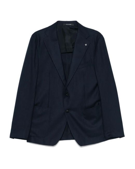 Blazer Monopetto di Tagliatore in Blue da Uomo
