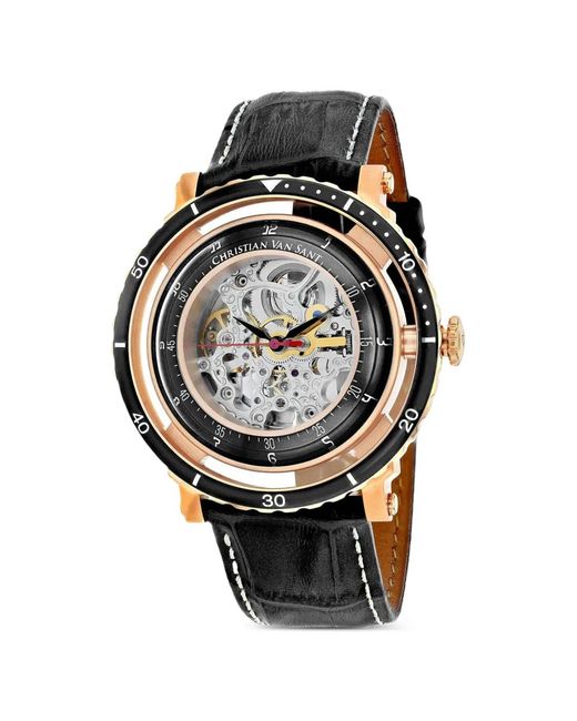 Christian Van Sant Gray Dome 45Mm Watch for men