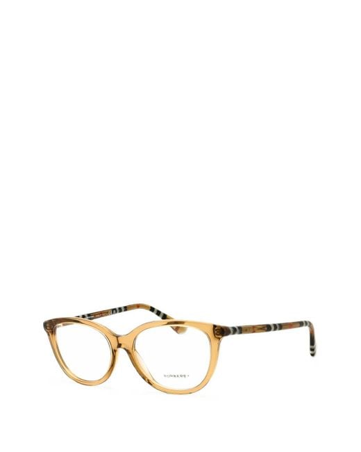 Burberry Metallic Oval-Frame Glasses