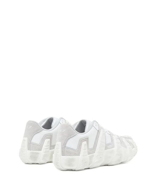 DIESEL White S-D-Griffe Low Sneakers for men