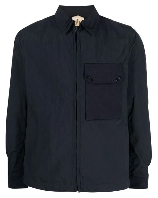 Veste Zippée À Poche Poitrine C P Company pour homme en coloris Blue