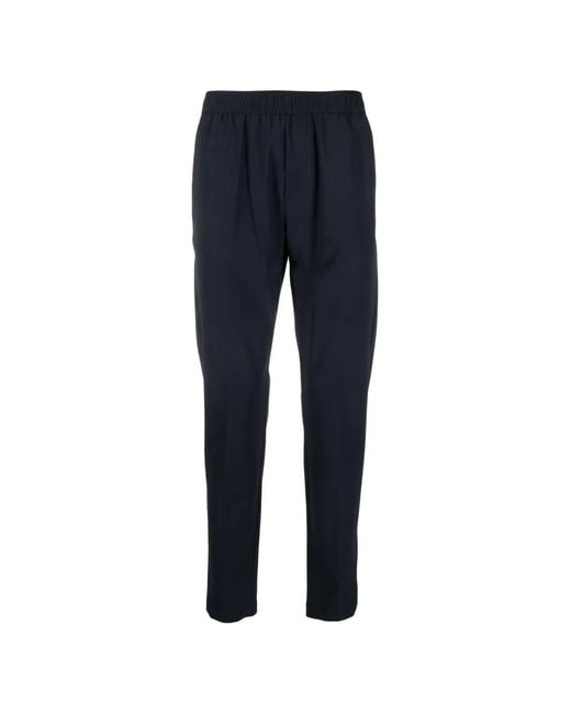 Pmds Blue Elasticated Trousers for men