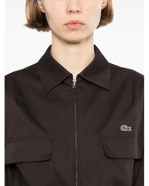 Lacoste Black Polo Collar Playsuit