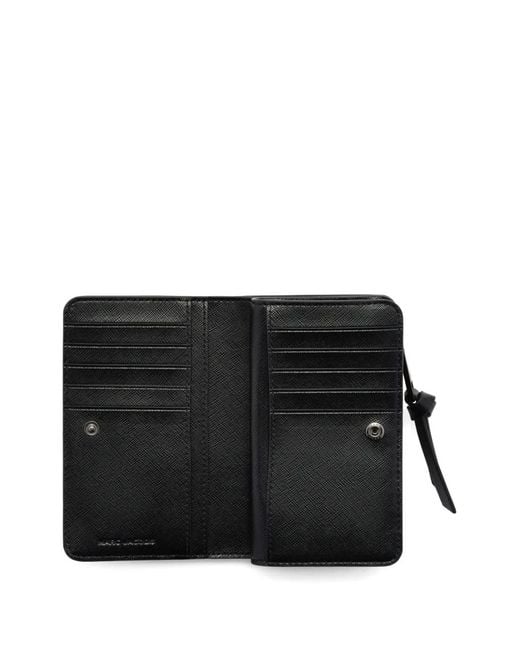 Marc Jacobs Black The Snapshot J-Marc Compact Wallet