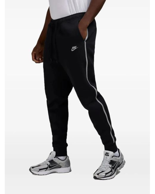 メンズ Nike テック フリース トラックパンツ Black