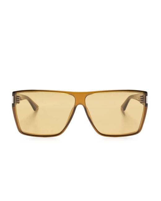 Saint Laurent Natural Square-Frame Sunglasses