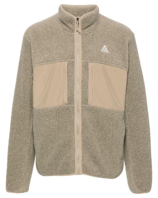 Nike Natural Arctic Wolf Zip-up Fleece Jacket for men