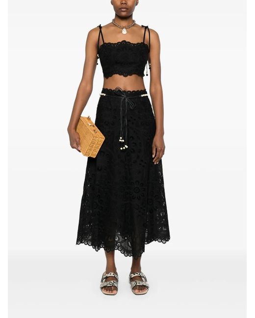 Zimmermann Black 'Rhiannon' Skirt