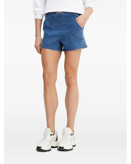 Guess サイドポケット デニムショーツ Blue