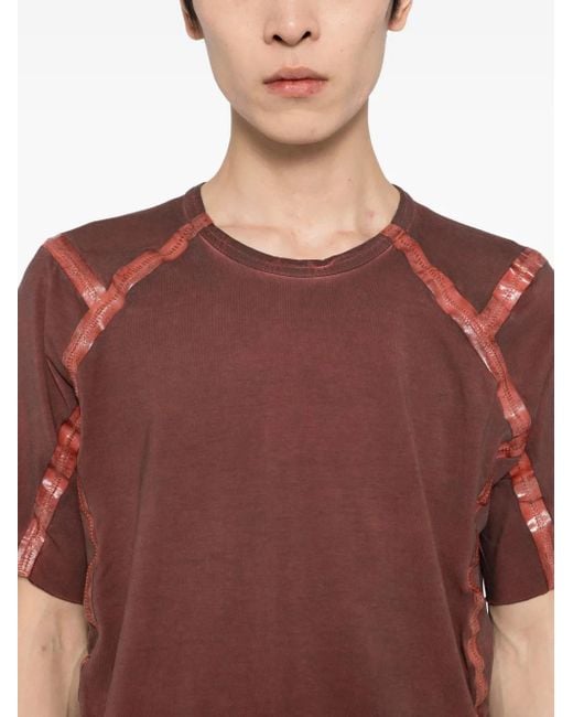 69 by Isaac Sellam Red Short-Sleeved T-Shirt for men