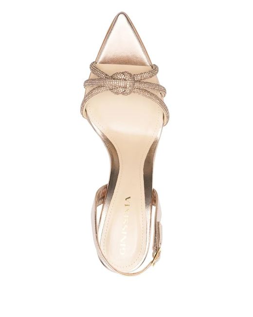 Ginissima Metallic 95Mm Daisy Sandals