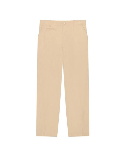 Givenchy White Couture Seam Cotton Chino Trousers for men