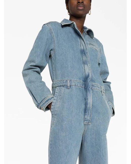 Loulou de Saison Blue Panay Denim Jumpsuit