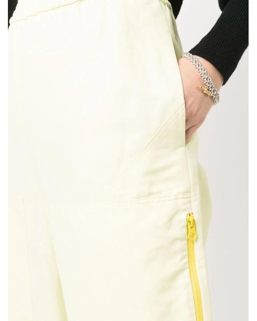 Stella McCartney White Drawstring Cuff Track Pants