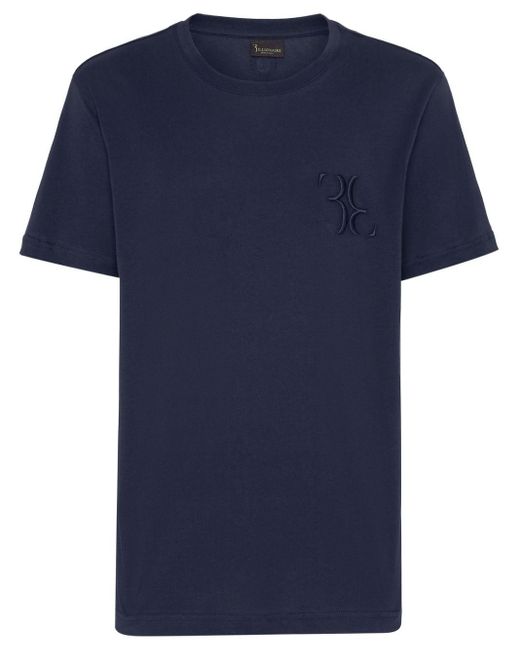 Billionaire T-shirt Met Ronde Hals in het Blue voor heren