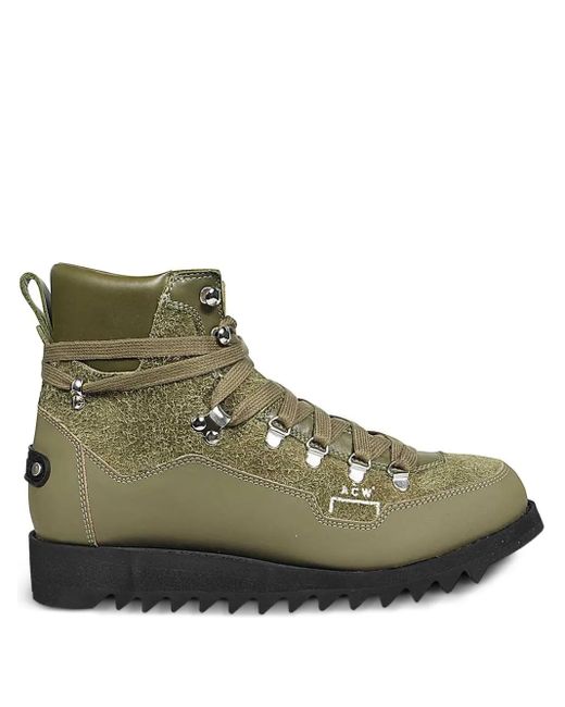 A_COLD_WALL* Alpine Wandelschoenen Met Veters in het Green voor heren