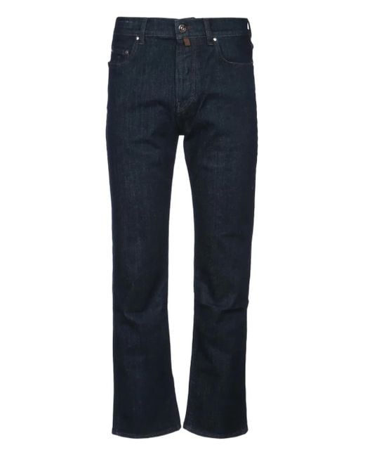 Vaqueros Con Parche Del Logo Jacob Cohen de hombre de color Blue