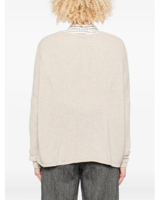Apuntob Natural Round-Neck Sweater