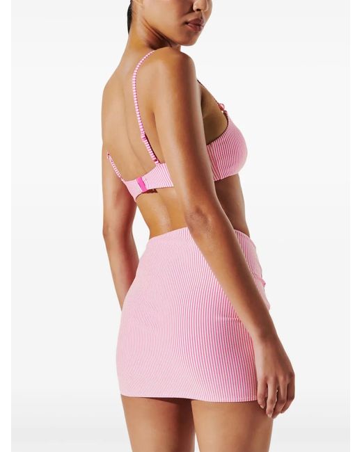 Karl Lagerfeld Pink Ikon Mini Skirt