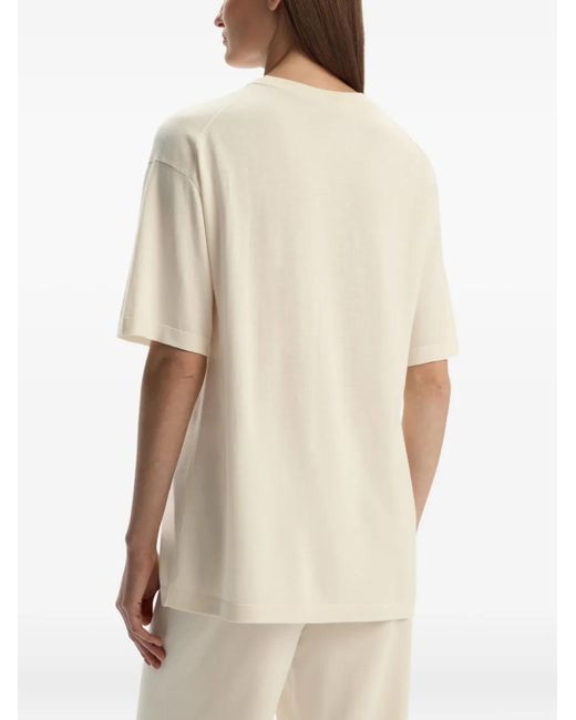 12 STOREEZ Natural Silk-Cotton Knit T-Shirt