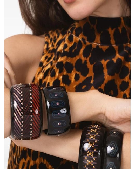 Mark Davis Black 18K Bakelite Bracelet