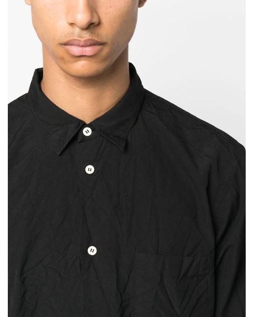 Comme des Garçons Black Button-Up Shirt for men