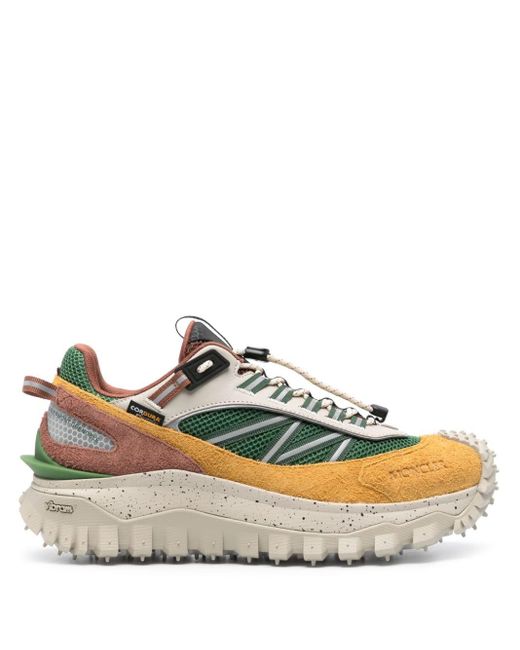 Moncler Trailgrip Sneakers aus Wildleder in Green für Herren