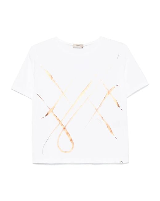 Herno グラフィック Tシャツ White