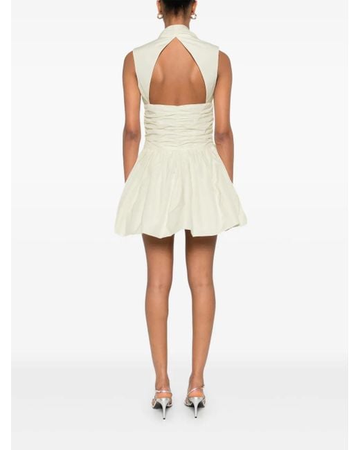 Patou オープンバック ミニドレス White