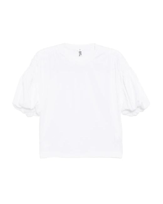 Noir Kei Ninomiya White Klassisches T-Shirt