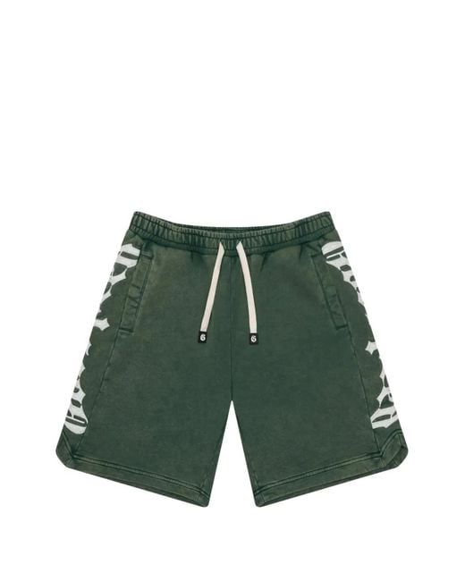Godspeed Green Courtside Cotton Shorts for men