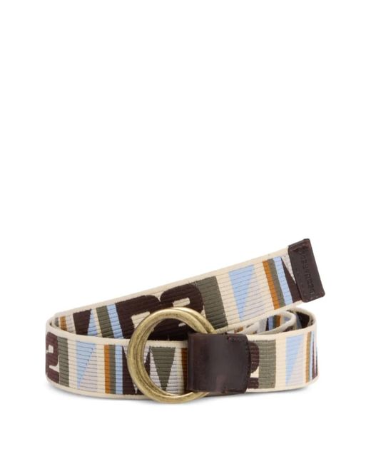 DSquared² White Tape Belt for men