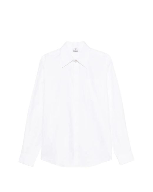 Casablanca White Collared Shirt for men