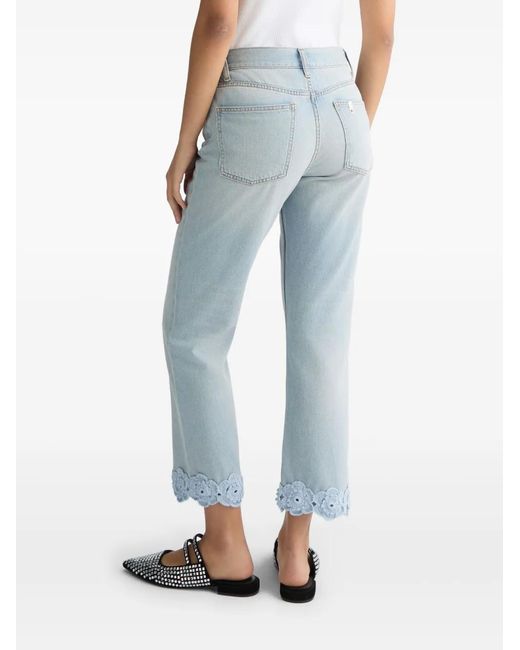 Liu Jo Blue Straight-Leg Jeans